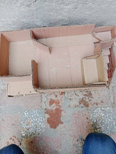 hand made cardboard house 6