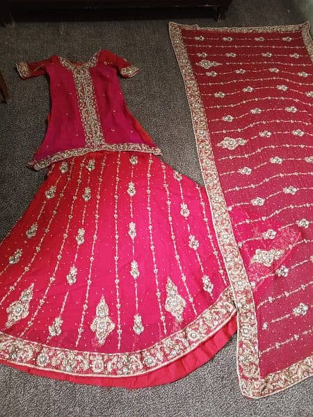 bridal dress and mehndi dress 2