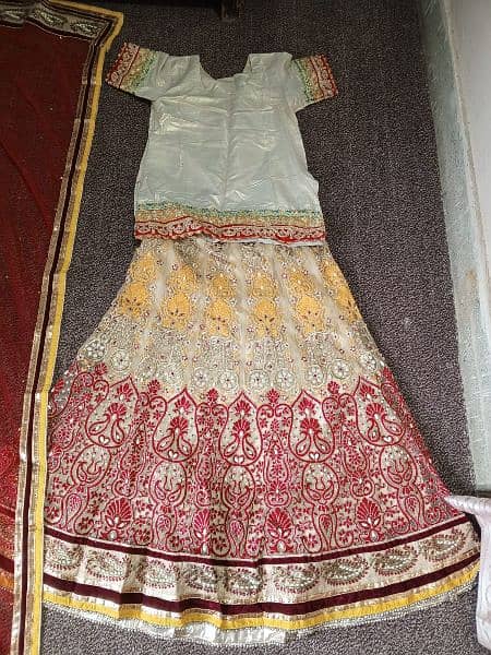 bridal dress and mehndi dress 3