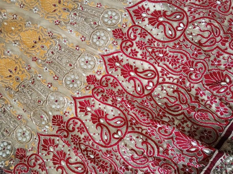 bridal dress and mehndi dress 9