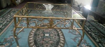 very beautiful heavy big glass table 03335138001