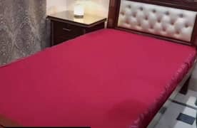cotton plain single bed mattress cover