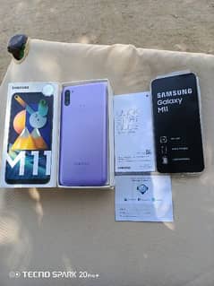 Samsung m11 with box