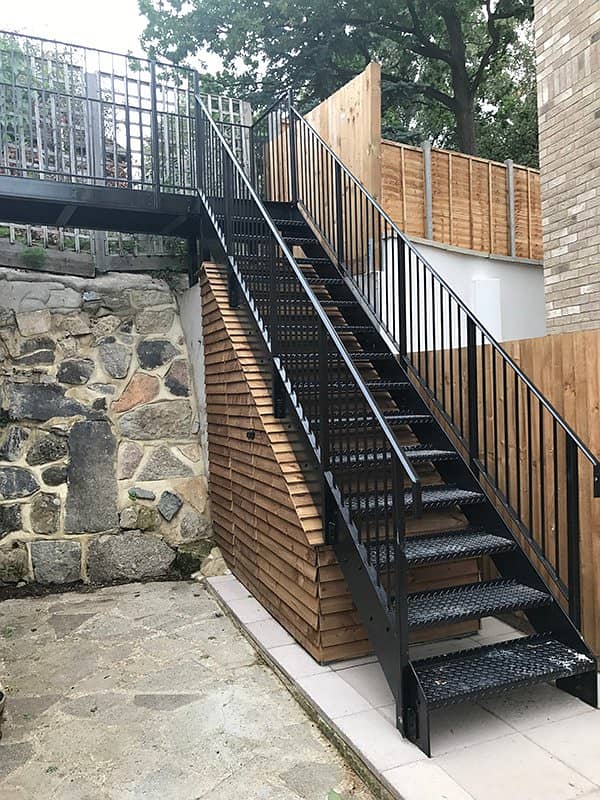 Iron Comfort Stairs Installation 2