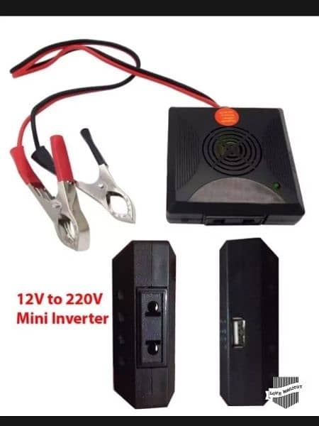 12 Volt mini car DC To AC 220 Volt 180 Watt Mini Inverter 2