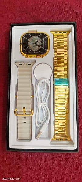 S9 Ultra Max Golden Smart Watch 0