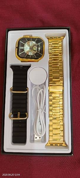 S9 Ultra Max Golden Smart Watch 1