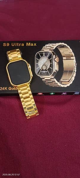 S9 Ultra Max Golden Smart Watch 3