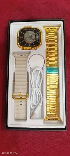 S9 Ultra Max Golden Smart Watch