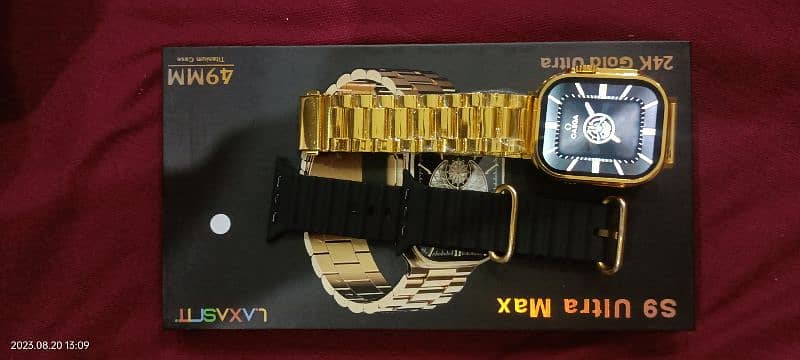 S9 Ultra Max Golden Smart Watch 3