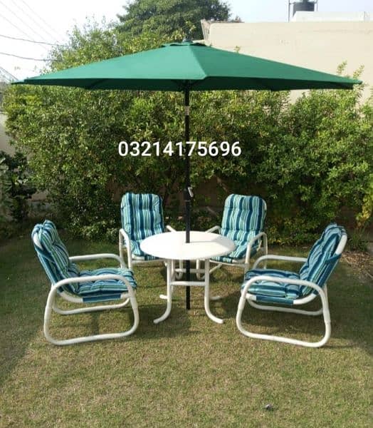 OUTDOOR GARDEN RATTAN UPVC FURNITURE SOFA SET CHAIRS TABLE UMBRELLA 14