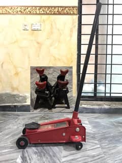 3 Ton Hydraulic Jack and Jack Stands