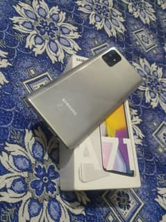 samsung A71 with box charger 8gb/128gb