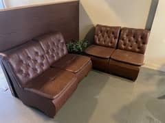 4 Pieces of 1 Seater office sofas for sale