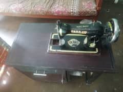 sewing machine wooden table without machine