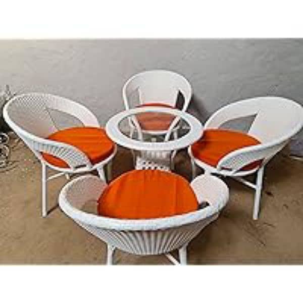 Rattan Garden Lawn Outdoor Furniture - Restaurant cafe rooftop chairs 8