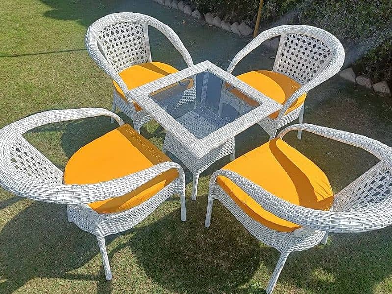 Rattan Garden Lawn Outdoor Furniture - Restaurant cafe rooftop chairs 9