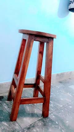 real diyar wood stool
