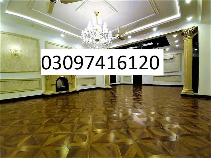 PVC Vinyl Floor, Wooden floor, Carpet tiles, wallpapers in Lahore 16