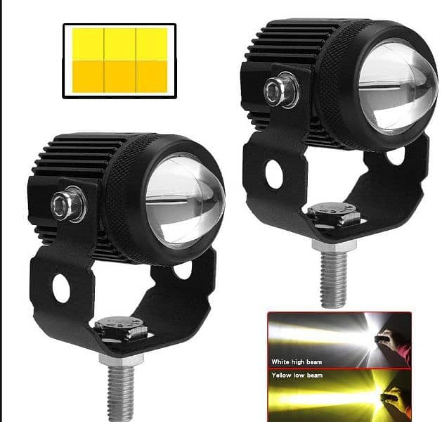 Mini Fog lights For Bikes, Cars and jeeps 0