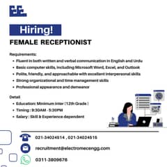 Female Receptionist