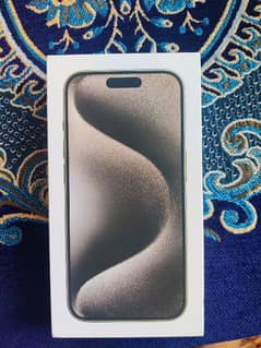 iphone 15 pro LLA natural titanium new 0