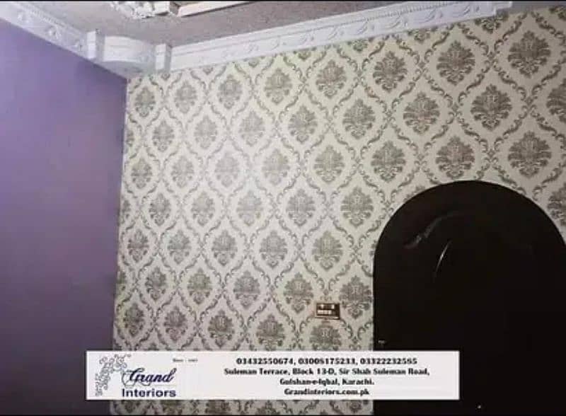 wallpapers wall morals wall panels wpvc panels by Grand interiors 0