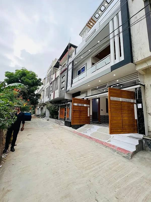 (PARK FACING 40 feet road)120 Sq Yards Double Storey House In Low Budget 2