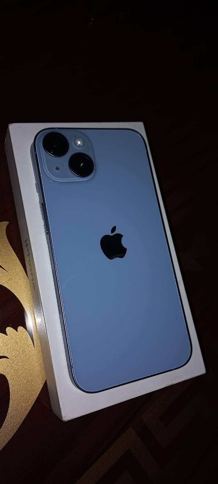 Apple Iphone 14 blue 128 Gb just box open 1
