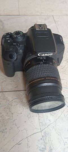 Canon 700d DSLR Camera With 2 Lences And 2 Batteries