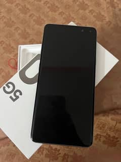 Samsung s10 5G 12 256gb only back crack Korean model sim time avail