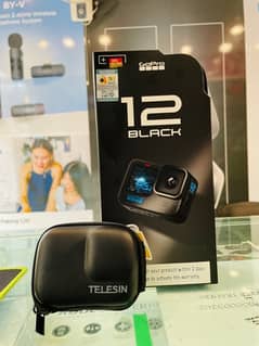 Go pro 12 with 64 gb card with case gift