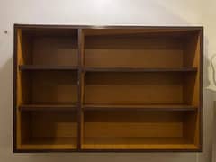 Wooden Wall Shelf - Multipurpose (Heavy Crockery /Books/Toys)