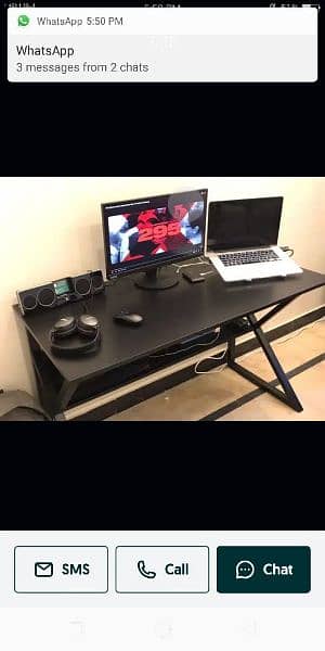 Computer table, K style table, office and study table, gaming table 8