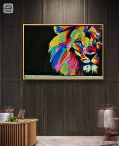 Lion The King Abstract Art For Art lovers