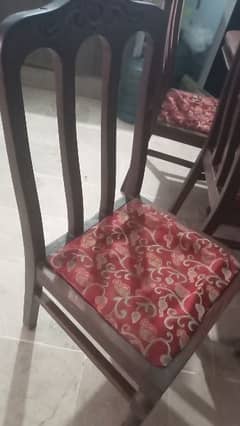 Dining table with six chairs 0