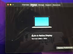 Apple macbook pro 2015 model 16 256