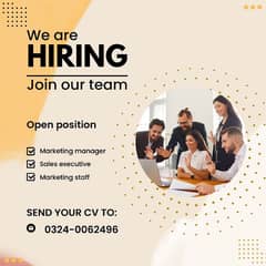 Job Available for Male and Female