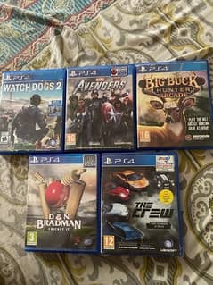 5 ps4 disks for sale