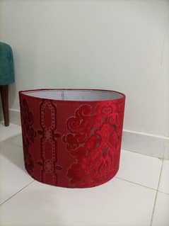 lamp shades available 2 I'm stock best quality I'm red color