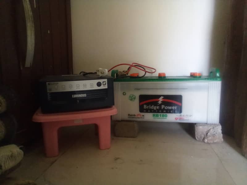 Power Bridge RB 180 Battries and Luminous Inverter 1