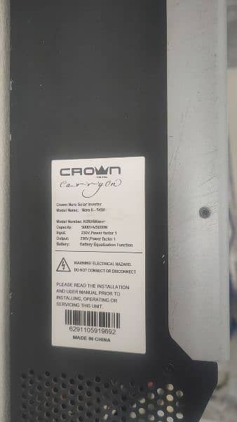 Crown Solar inverter 5KW 0