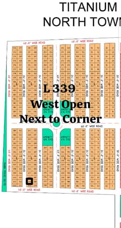 80 Sq Yard West Open Plot Available In (Titanium Block)