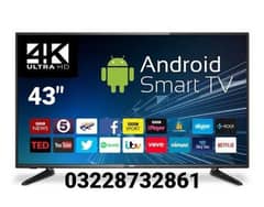Samsung 43" Smart 4k uhd android led tv 3years warranty 03228732861