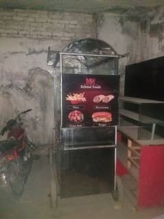 Burger. Shawarma. Fryer Counter sale.