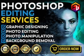 I am Graphic Designer will do Photo Editing and document Editing 0