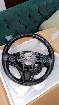 forged carbon steering for city/grace/vezel 0