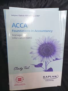 ACCA KAPLAN FA1 & MA1 STUDY TEXT & EXAM KITS