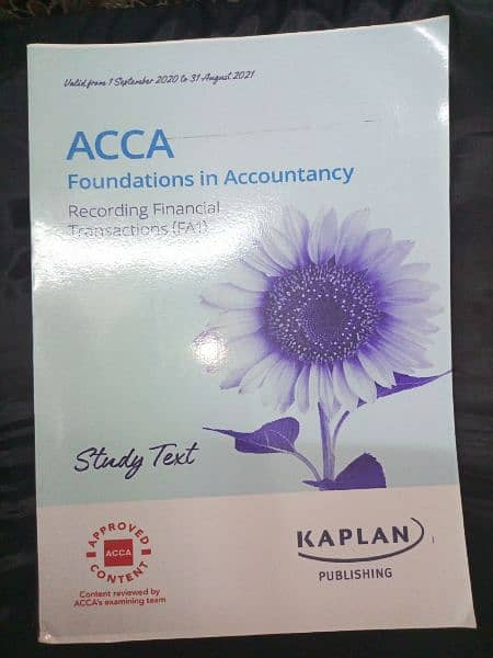 ACCA KAPLAN FA1 & MA1 STUDY TEXT & EXAM KITS 2