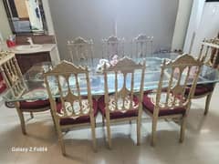 sheesham lakri wood chairs 8 seater